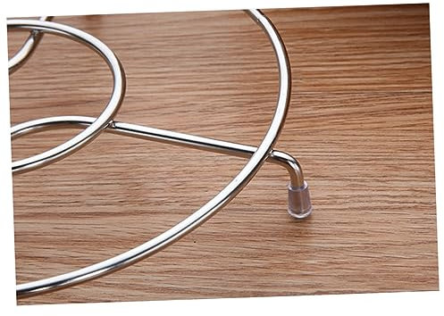 GOOHOCHY Multifunktionales Dampfgarer Ständer Aus Edelstahl Mit Dreibeinigem Standfuß Ofenfestes Dampfkorb Für Küche Und Dampfgaren