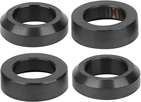 Disc Brake Bolts Spacer Mountain Bikes Convex Concave Washers Rings, Bikes Brake Caliper Spacer Set and Mountain Bikes Concave and Convex Disc Brake Spacers Included, Base Fixed Screw Heighten