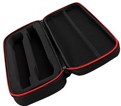 Abaodam Borsa Porta Microfono Wireless in Eva Rigida Con Manico Custodia Protettiva Leggera Resistente a Urti E Polvere Organizer Per Microfono Senza Filo E Accessori Usb