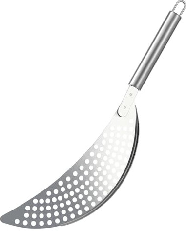 Stainless Steel Held Pot Strainer, Pasta Strainer with Handle, Insert Pan Drainers for Spaghetti Fry Noodles Fruit Vegetable Kitchen Pots Pans(36×6.5cm/14.17×2.55inch)