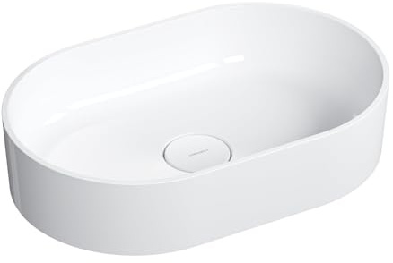 Omnires OVOUNBP Lavabo da appoggio, White