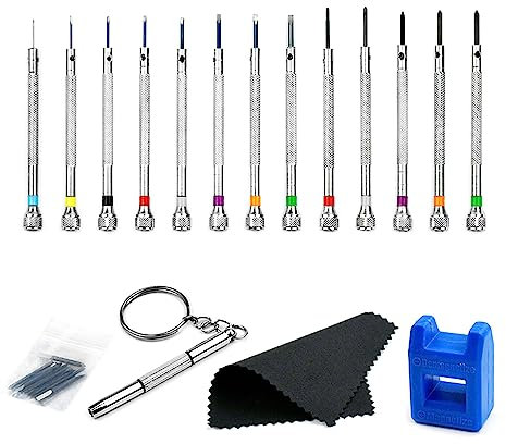 13 Teile/satz Uhrmacher Schraubendreher Set Uhr Gläser Präzision Schraubendreher Zubehör Reparatur Werkzeuge 0 6mm-2 0mm