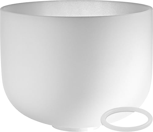 Meinl Sonic Energy - Cuenco tibetano de cristal de 30,5 cm, nota A3, afinación de 440 Hz, cuarzo de alta pureza, para meditación, curación de chakras, terapia de sonido, yoga