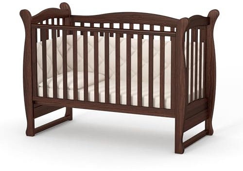 Veres LD15 Babybett (120x60 cm) Klassisches Modell aus Holz
