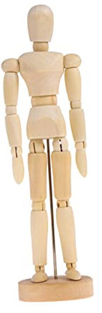 FONDOTIN 1 Stück Figurenskizzenmodell Figurenzeichnungsmodell Mannequin-Körper schulanfänger wohnungseinrichtung Holzhandwerk-Dekoration hölzerne Marionettenverzierung Bambus