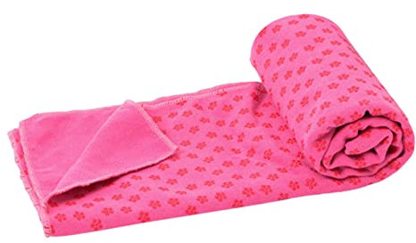 TOYANDONA Yogadecke Für Fitness-übungsdecke Mit Netztasche Rutschfest Leicht Zu Reinigen Für Und Reisen Rosy-farbe