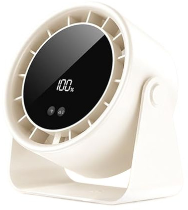 Nixiara Ventiladores de escritorio pequeño silencioso, control táctil larga vida útil ventilador de mesa, enfriador portátil para mesa en habitación camping dormitorio oficina