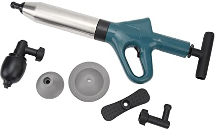 Keenso Flash de Drainage à la Pression à Haute Pression Nettoyer de Tuyaux Rapides pour Utilisation à la Maison Abs/Acier Inoxydable Vert/Argent