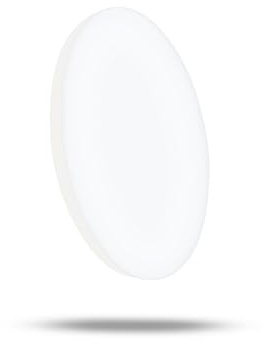 RUIQIO 20W LED Bathroom Ceiling Light: 6500k Daylight White Indoor Ceiling Lights, 1700LM Modern Round Lighting, 200W Equivalent White Ceiling Lamp for Bathroom Kitchen Hallway Bedroom Living Room