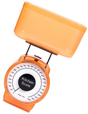 iplusmile Balance Cuisine Mécanique 1Kg en Plastique Solide, Précision Optimale, Multifonction, pour Pâtisserie