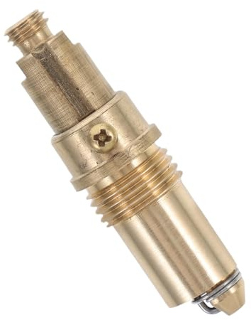 OSALADI Brass Drain Stopper Core with Reliable Spring Mechanism Electroplated Finish Bathroom Basin Pop Up Drain Fitting Compatible with Standard Washbasin Drainers Replacement Plug