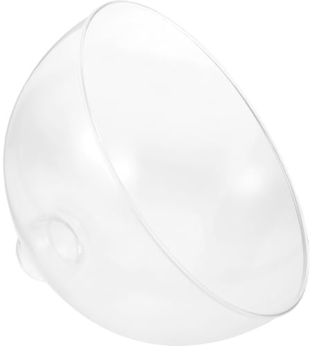 BESPORTBLE Glasglocke Kuchenhaube 21cm Durchmesser Transparente Lebensmittelabdeckung Lebensmittelecht Staubdicht für Geburtstage und Buffets