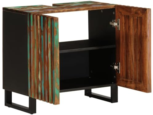 Generico Mobile Lavabo da Bagno 62x34x58cm in Legno Massello di Acacia-377533