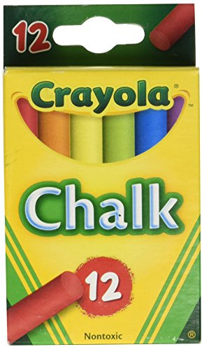CRAYOLA Farbige Kreide, 12 Stück (6 Stück)