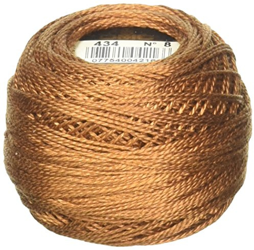 DMC Pearl Cotton Ball Size 8 87yd, Light Brown