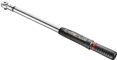 FACOM - Clé Dynamométrique Électronique à Lecture de Couple avec Cliquet 17 à 340 Nm - E.306A340S - Plusieurs Unités de Mesures - 9 Préréglages - Coffret et Plateau en Mousse - Outillage à Main