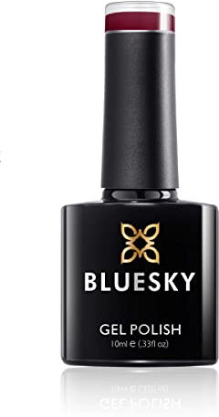 Bluesky BLUESKY Gel Polish, Decadence, 80525, 10ml, Gel auflösbarer Nagellack, Rot, Dunkelrot, Tief (Aushärtung unter UV-/LED Lampe erforderlich) er Pack(x)