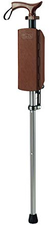 The Ta Da Seat Stick/Chair/walking cane that converts to a tripod chair, great for watching & enjoying outdoor sports, school sports matches, walking & having a break (Autumn Brown, 880mm)