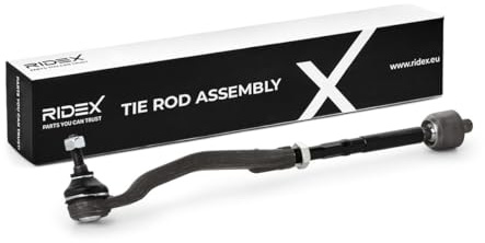 RIDEX 284R0056 Barra de dirección Delantero Derecha con contratuerca con tuerca sin gorrón cónico compatible con RENAULT MEGANE II Ranchera familiar KM0/1