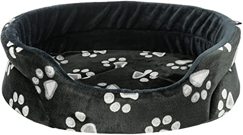 Jimmy Bed, Oval, 110 × 95 cm, Svart