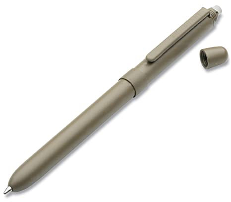 AbilityOne® - NSN6911540 - B3 Aviator Multifunktionsstift und Bleistift - Sandschaft - Mittlere Spitze - Schwarz/Rote Tinte