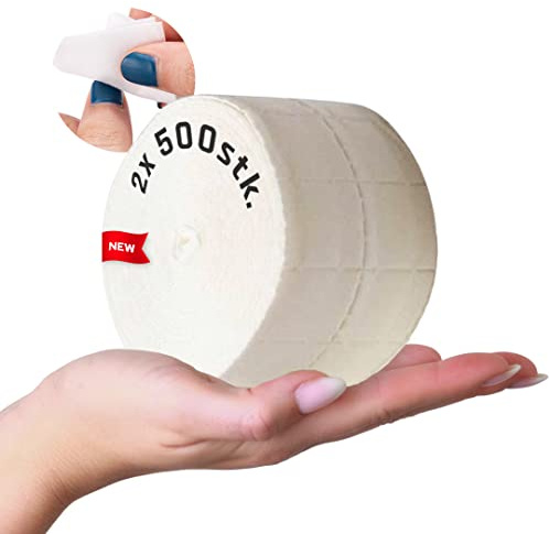 Lot de 1000 cotons de cellulose non pelucheux pour ongles, Shellac, gel nettoyant pour vernis à ongles, coton avec nettoyant pour enlever la couche de sudation.