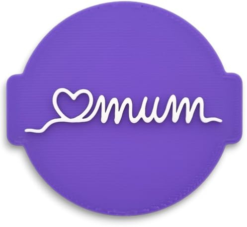 Happy Mothers Day - embosser / stamp for fondant, icing, cupcake, cake, decoration (love mum-MD01)
