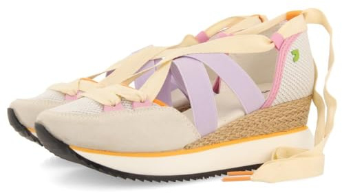 Sneakers Aperte Bianchi con Zeppa per Donna SAMOBOR