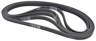 Antriebsriemen, geschlossener Gummiriemen, 2 Stück, HTD3M-333, Breite 10 mm, Bogenzähne, Gummi-Synchronriemen, Teilung 3 mm, Kraftübertragung, geschlossener Zahnriemen, Gesamtteilungslänge 333 mm (Zah