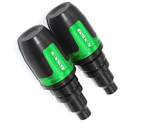 MKSZY Motorrad CNC Aluminium Crash Pads Auspuff Sturzpad Schutz Fallschutz Für S&uzuki GSX-S750 1000 1000F GSXS GSX S (Color : Green)