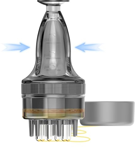 Minoxidil-Applikator, schnell und effizient, kein unordentliches Haarserum-Applikator, kleines Minoxidil-Applikatorwerkzeug, Haarapplikatorflasche, Minoxidil-Pinsel, Kopfhautapplikator, Kamm, gewidmet