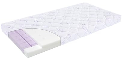 Dreameland – Materasso per bambini 70 x 140 cm Air Flow Premium |con cuscinetti 3D Comfort | Traspirante, certificato Öko-Tex 100, delicato sulla pelle e anallergico, rivestimento rimovibile con