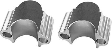 Motorrad-Lenkererhöhung Für 7/8 1-1/8 Zoll Motorradlenker 22/28 Mm 1 Paar Lenkerklemmung Lenkererhöhung CNC-Aluminium-Erhöhung Universal(22mm)