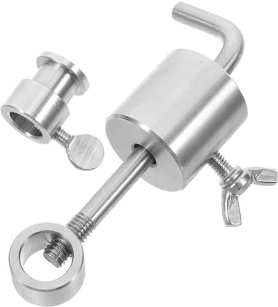 PRETYZOOM Rotisserie Spit Rod Counter Balance Weight 286g Stainless Steel Bbq Grill Accessory for Electric and Manual Rotisserie with Rod Stopper and Spit Weight Stabilizer