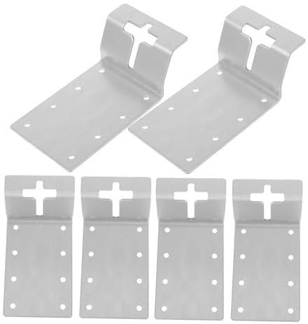 BESPORTBLE 6pcs Column Bracket for Fence Posts Strong Reinforcement Easy Installation for Garden Outdoor