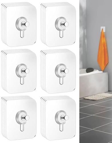 TPZORJX 30 Pezzi Appendi Quadri Senza Chiodi Ganci Adesivi per Quadri Ganci per Quadri Muro Chiodi Adesivi per Quadri Muro Appendi Quadri Adesivi Trasparenti per Appendere Foto, Dipinti, Cappelli