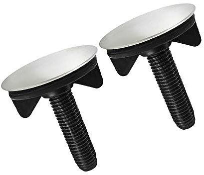Tapón de Bañera Negro de Acero Inoxidable 2 Piezas para Lavabo