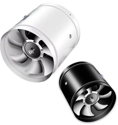 YXINHONGYUE Ventilatore Industriale da 8 Pollici da 2800 Giri/min Motore in Rame Puro Ventilatore di Scarico Multifunzionale a Basso Rumore da 80 W Rimuove Rapidamente l'odore di Fumo d'olio