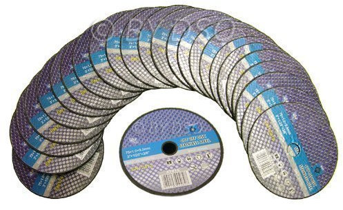 Trade Quality 3 Inch Air Cut Off Tool Discs x 25 Pack AT016