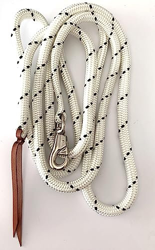 Westernrope Bodenarbeitsseil Rope FWF Qualität (Weiß/schwarz, 3,7m)