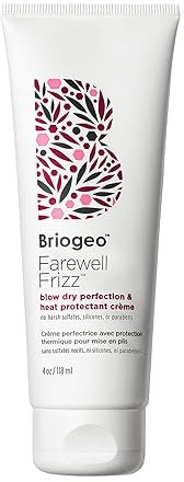 Briogeo Farewell Frizz Blow Dry Cream Heat Protectant for Hair, Anti Frizz Hair Product - 118ml