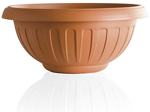 Bama Vaso a Ciotola, per Terra e Piante, Natura, Ø 45 cm, Terracotta