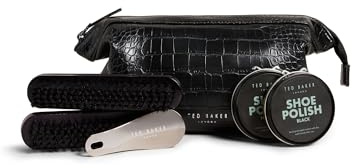 Ted Baker Unisex Ddann Shoe Wash Bag Shine Black One Size