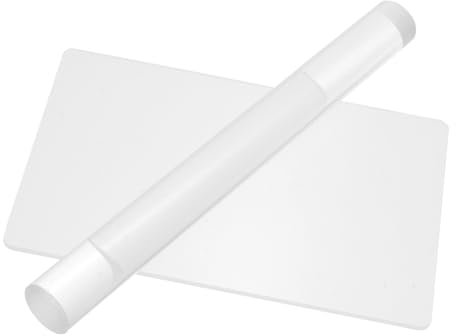 SEWOART 2pcs Clay for Boys and Girls Acrylic Clay Roller Sheet Board for Polymer