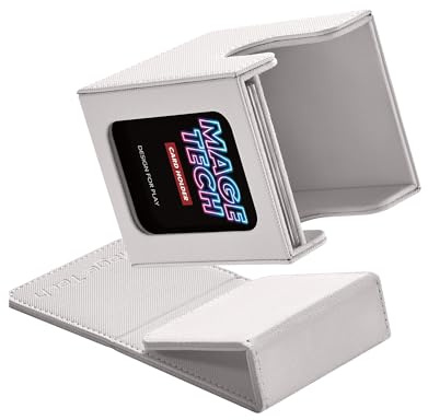 Mage Tech Commander Deck Box Lite - Präsentationsbox mit Mini-Klickkartenhalter und abnehmbarer Abdeckung für mehr als 100 Karten in Einzelhüllen, ideal für MTG, PTCG, OPCG, SWU