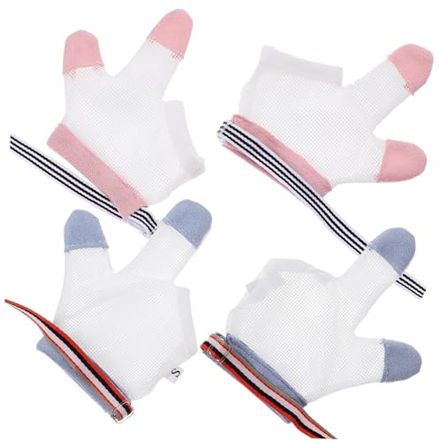 TOYANDONA 6paare Anti-daumenlutschen Handschuhe Für Daumenschutz-fäustlinge Und Atmungsaktives Design Für Zuhause Und Unterwegs Effektive Lösung Gegen Nagelbeißen Und Fingerlutschen