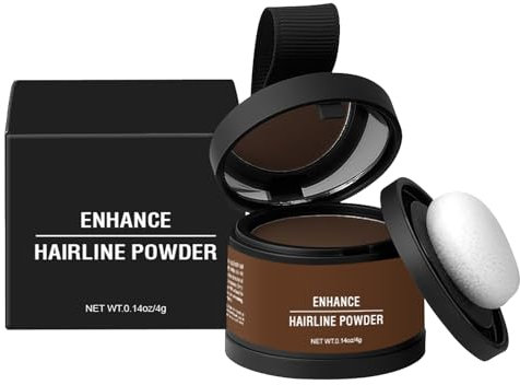 Ansatzpuder - Haaransatz Ausbessern & Haarausfall Abdecken, Sofortige Grauabdeckung Fleckenfreier Haarpuder Männer Frauen, Haarfasern Soforteffekt Concealer Zur Haarverdichtung