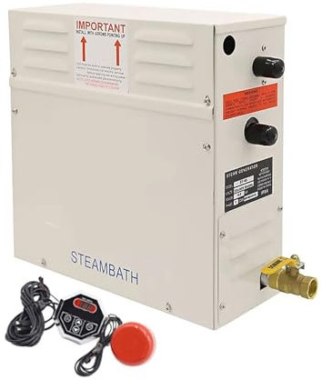YXZKJZJ 3KW 4.5KW Uso Domestico Macchina A Vapore Generatore di Vapore Sauna Forno A Vapore Secco Forno A Vapore Bagnato Controller Digitale ST-30 Riscaldamento rapido ad Alta efficienza(Model2)