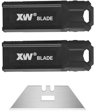 XW SK5 Replacement Blades for Scraper Utility Knife, Universal Utility Blades 50 pcs Pack