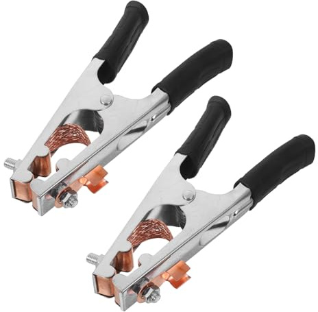 FUNOMOCYA 3piezas Abrazaderas De Soldadura De Conexión Tierra Unidades Abrazaderas De Puesta Tierra Para Soldador Adecuada Para Diversas Condiciones De Soldadura Gran Fuerza De Sujeción